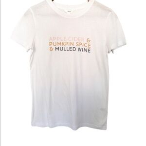 1901 NWOT Pumpkin Spice Apple Cider Fall T-Shirt